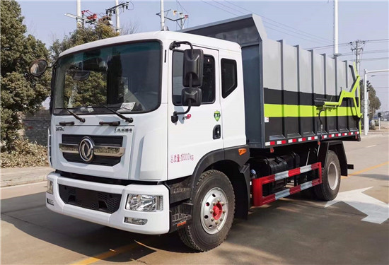 國六12方東風D9對接式垃圾車